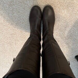 Tall Brown Riding Boots style